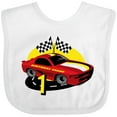 thumbnail image 3 of Inktastic Race Car 1st Birthday Boys Baby Bib, 3 of 4