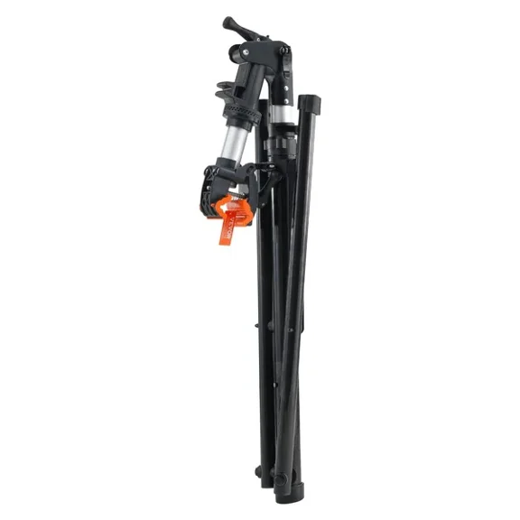 Heavy Duty Aluminum Bike Repair Stand 66 lbs Adjustable Height Foldable with Magnetic Tool Tray Telescopic Arm for Home and Shops