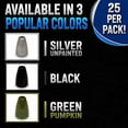 thumbnail image 4 of Reaction Tackle Lead Worm weight 3/16 oz black (25-pack), 4 of 6
