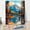 Mountain Lake, variant on TISHIRON Paint by Numbers for Adults,16x20 inch Canvas Wall Art Colorful Sunset and Sunflowers Painting by Numbers Kit for Home Wall Decor (Frameless)