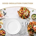 thumbnail image 4 of Dessous de Verre Sets de Table 4 Pcs Polyester Réutilisable Lavable Broderie à Sequins pour Restaurant, 4 of 5