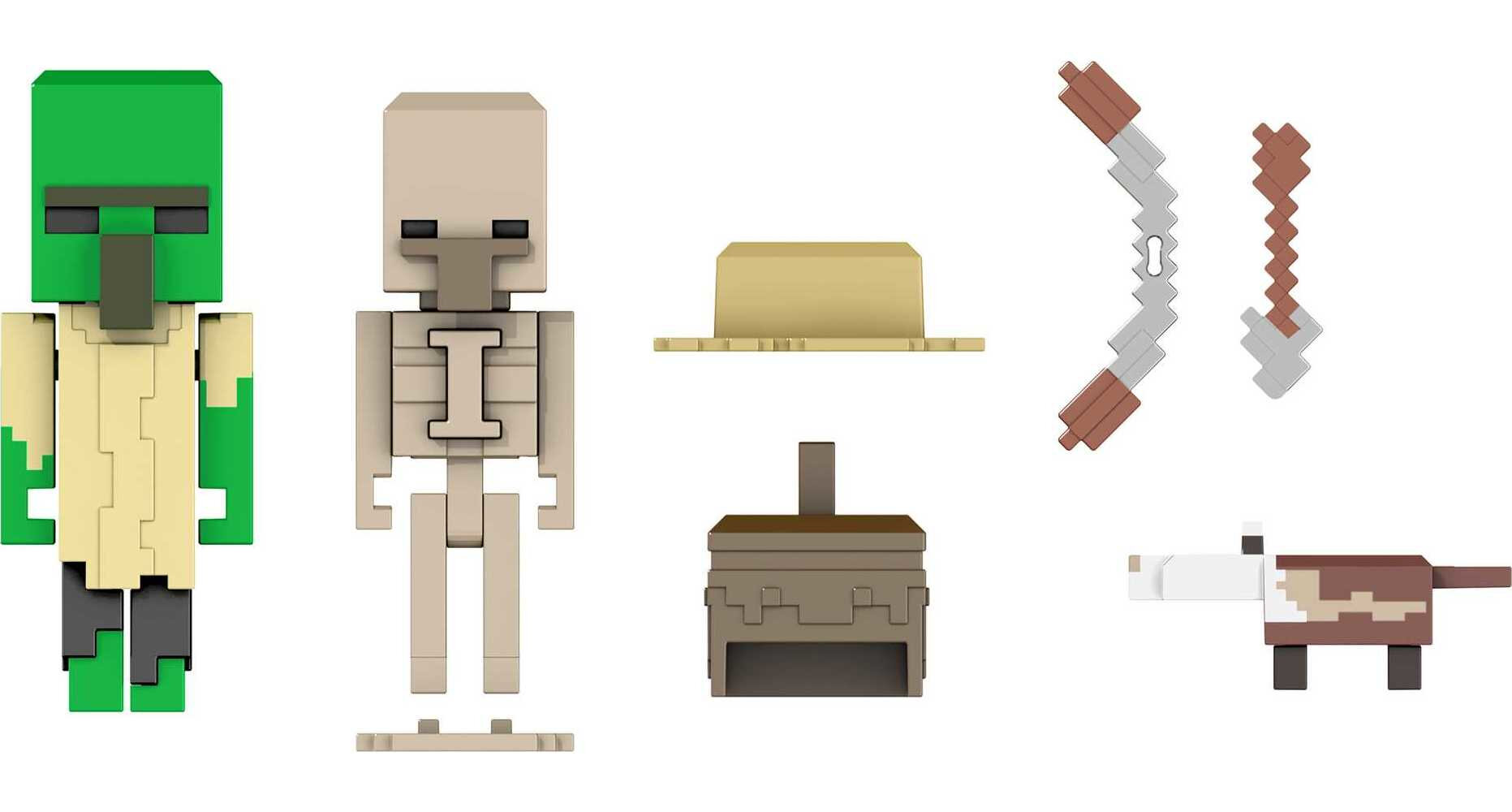Minecraft Toys, Action Figures and Accessories, Legends, Hero Pack