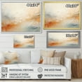 thumbnail image 4 of Designart "Abstract River In Minimal Gold And Beige I" Northern Lights Floater Framed Canvas Prints, 4 of 5
