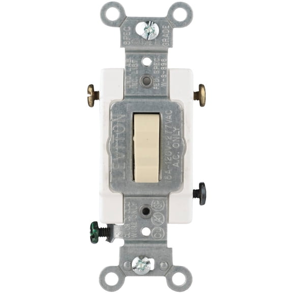 Leviton CS315-002 Cs315-002 Commercial 15 Amps Toggle Switch Brown