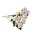 thumbnail image 2 of Billuyoard 10 piezas de tela de simulación de flores artificiales de larga duración para el hogar, sala de estar, fiesta, plantas decorativas de flores Flores artificiales champán Billuyoard HA084570-01, 2 of 6
