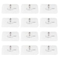 thumbnail image 1 of KALLORY 12Ud Adhesivos Invisibles Sin Taladro Para Almacenamiento Práctico En, 1 of 6