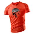 thumbnail image 1 of Camiseta holgada y transpirable para hombre, Top deportivo informal de gran tamaño para correr, Fitness, estampado de Calavera, ropa de calle de Hip-Hop, 4XL, 1 of 4