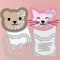 thumbnail image 3 of Cute Animal Cutting Dies Cats Head Die Cut for Card Making Pet Dog Pow Embossing Stencil Cutting Dies for Scrapbooking Paper Craft Album Decor, 3 of 8