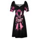 thumbnail image 4 of Vestido de manga corta para concientización sobre el cáncer de mama Pink Power vestidos de mujer para ocasis especiales vestido, 4 of 6