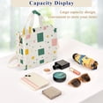 thumbnail image 5 of FORMRS Womens Corduroy Tote Bag Crossbody Shoulder Handbag with Pocket, Green Abstract Pattern, 5 of 7