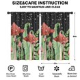 thumbnail image 2 of Blackout Kids Curtains,Red Mushroom Leaf Black Pattern Childrens Insulated Curtains Set Of 2,Bedroom Essentials,Toddler Room Decor 52"x84", 2 of 5