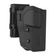 thumbnail image 3 of 360° Adjustable Full Rotation Sig P226 Holster, OWB Holster for Sig P226 P225 P228 P220 Taurus G3 Taurus TH9 Black Polymer Right Hand Outside Belt Carry, 3 of 10