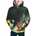 thumbnail image 5 of Lsque Pikmin Patten Youth Hoodie Sweatshirt Pullover with Kangaroo Pocket Boys and Girls Hoodie Warm Hoodie for Kids, 5 of 8