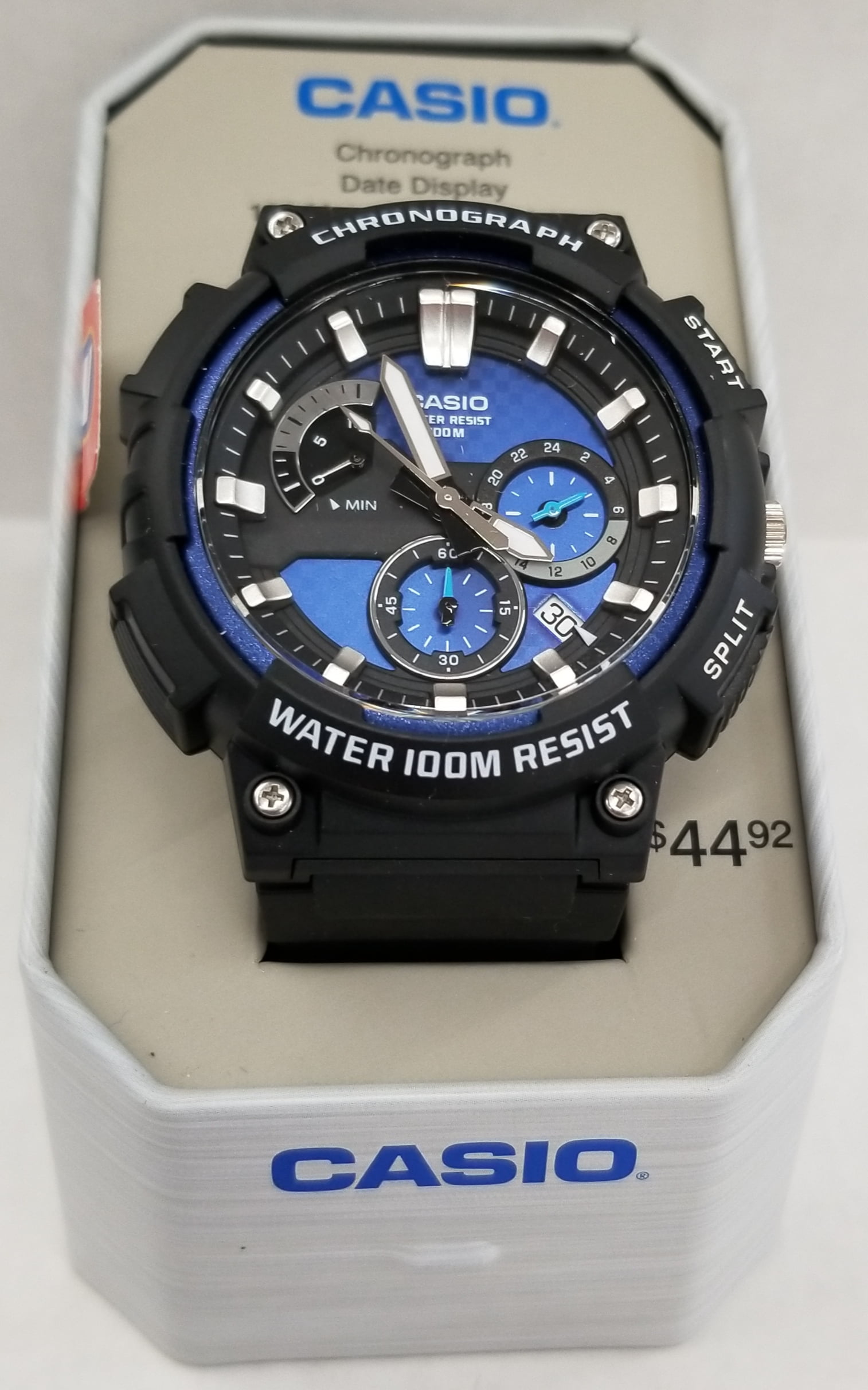 casio chronograph 100m