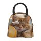 thumbnail image 1 of Balery Relaxing Cat With Orange Juice Bolsa de Almuerzo para Mujeres, Caja de Almuerzo, Bolsa de Almuerzo Pequeña Impermeable, Tote de Almuerzo Reutilizable con Gran Capacidad, 1 of 6