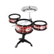 thumbnail image 2 of Juego de batería para niños, juguete de simulación para niños, juguete de , juego de banda de Rock, juego de batería de Jazz para niños pequeños , 3 tambor Sunnimix Tambor de simulación, 2 of 8