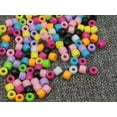 thumbnail image 6 of U8MO 500 Acrylic Barrel Pony Beads 6X5mm Various Colour for Kids Craft Kandi Bracelet-3# Soft Green, 6 of 9