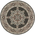 thumbnail image 3 of Livabliss Alfresco Vintage Indoor/Outdoor Area Rug, Dark Brown, 5'3" x 5'3" Round, 3 of 6
