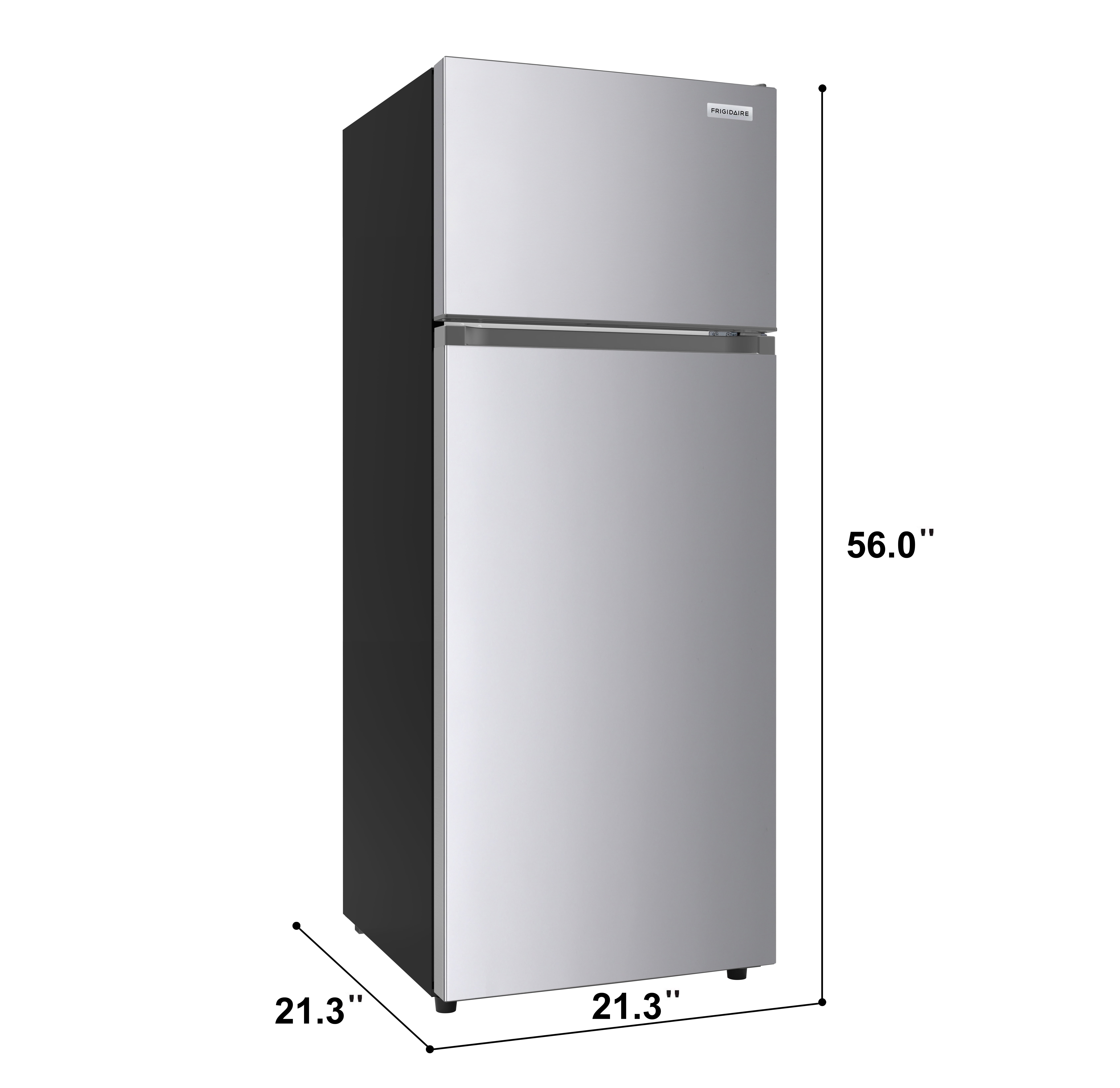 Frigidaire 7.2 Cu Ft Garage Ready Refrigerator Stainless Steel Look - spacious, Energy-efficient refrigerator ideal for garages, basements, and extra food storage