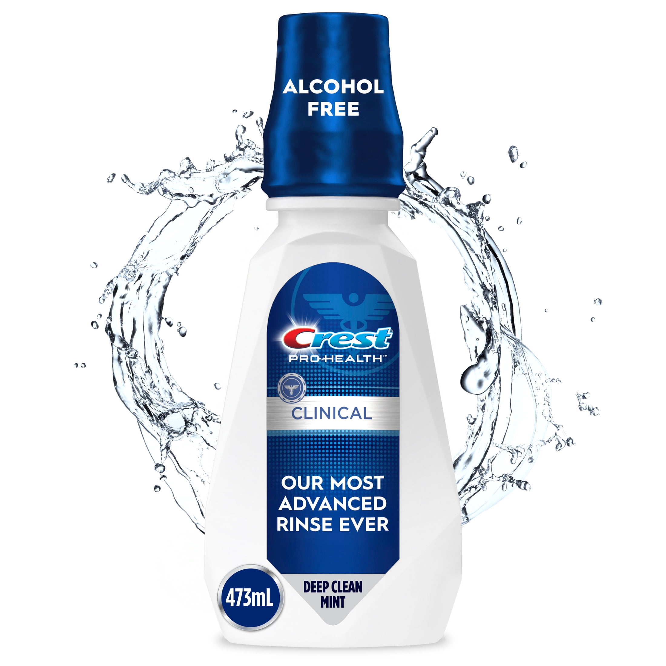 Crest, Pro-Health Clinical Alcohol-Free Mouthwash, Gingivitis