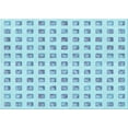 thumbnail image 1 of Ahgly Company Indoor Rectangle Patterned Iceberg Blue Area Rugs, 3' x 5', 1 of 1
