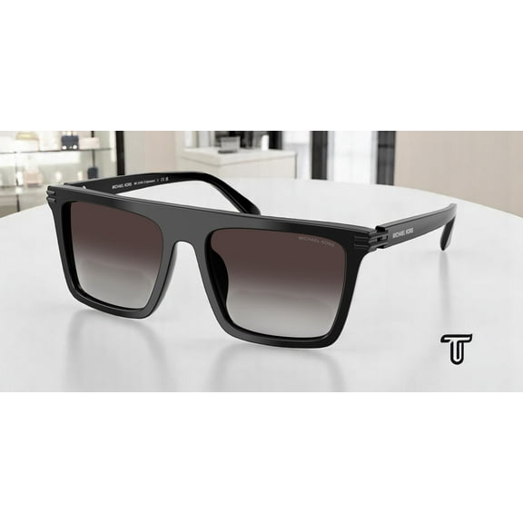 MICHAEL KORS MK2249U 30058G Edgewater Black Dk Grey Grad 55 mm Men's Sunglasses
