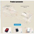 thumbnail image 3 of Outdoor Doorbell Protective Cover, Transparent, Waterproof, Wireless, Wall Mount - 11 x 6cm, 3 of 3