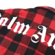 thumbnail image 4 of PALM ANGELS camisa a cuadros con letras, Top de algodón Artsy con botones2, 4 of 4