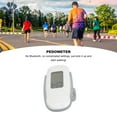 thumbnail image 4 of Large LCD Screen Step Counter, Accurate USB Rechargeable Pedometer With Lanyard For Fitness, 4 of 8