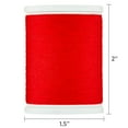 thumbnail image 6 of (3 pack) Hello Hobby Red 100% Polyester All Purpose Thread, 300 Yards, 6 of 6