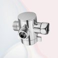 thumbnail image 5 of Durable Shower Water Divider Base Silver Arc Buckle Three Way Water Segregation 1PC, 5 of 5
