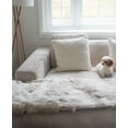 thumbnail image 2 of Cozy Cotton White Boucle Pillow 20x20 20x20 / Pillow Cover Only / White, 2 of 10
