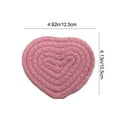 thumbnail image 3 of Linnome Valentine's Day Heart Shaped Cotton Knit Coasters Heat Resistant Drink Mats for Home and Parties, 3 of 6