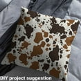 thumbnail image 3 of Feelyou Rustic Cow Print Fabric by the Yard 5 Yards for Kids, White BrownHome Decor Fabric by the Yard, Modern Fashion Dots Sewing Fabric, Ultra Soft Home Decor, 3 of 6