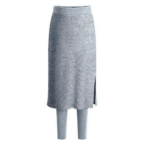 NAFUU Women Athletic Knee Length Skirts With Full Length Leggings Skorts Solid Color Leggings&Skirted Skorts For Women Yoga Leggings Soft Printed Tights