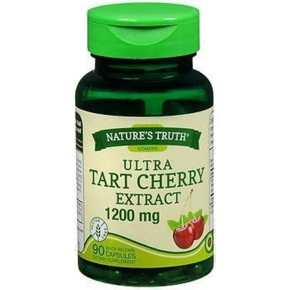 Natures Truth Ultra Tart Cherry Extract 1200mg Quick Release Capsules, 90 Ea