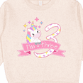 thumbnail image 3 of Inktastic I'm Three Cute Unicorn 3rd Birthday Toddler Sweatshirt, 3 of 4