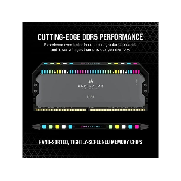 CORSAIR Dominator Platinum RGB 64GB (2 x 32GB) 288-Pin PC