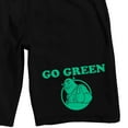 thumbnail image 2 of Shrek Go Green Men's Black Sleep Pajama Shorts-Medium, 2 of 4