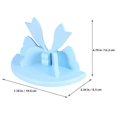 thumbnail image 2 of Nordic Style Wooden Knot Shelf for Storage 2Pcs Wall Mounted in Sky-Blue, 2 of 5