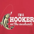 thumbnail image 3 of CafePress - Hooker On The Weekends Fishing T Shirt - Men's Classic Graphic Cotton T-Shirt, 3 of 4