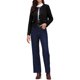thumbnail image 2 of Abrigo Button Down Chic para Mujeres con Mangas Largas y Cuello Redondo, Chaquetas Vintage M Negro, 2 of 6