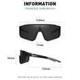 thumbnail image 3 of IAJDKMEK Youth Baseball Sunglasses for Boys Girls - Durable Sports Shades, Perfect for Softball, Cycling, Running, and Outdoor Activities for Kids, 3 of 3