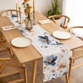 thumbnail image 3 of Table Runner 72 Inches Long for Kitchen Dining, Spring Summer Wildflowers Dresser Scarf Farmhouse, Dining Table Decorations for Wedding/Parties, Farmhouse Retro Floral Botanical 14 x 72 In, 3 of 8
