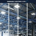 thumbnail image 6 of Luxrite 14 Inch Linear High Bay LED Shop Lights 80/110/150W, Up to 20500 Lumens 4CCT 0-10V Dimmable 120-277V UL, 6 of 7