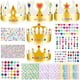 thumbnail image 1 of Coronas de papel MGZTTHW, doradas, 25 unidades, para decoración de fiesta de cumpleaños, 1 of 8