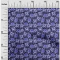 thumbnail image 2 of oneOone Tissu Popeline de Coton Bleu Matériel de Robe Tropicale Tissu Imprimé Tissu au Mètre 56 Pouces de Large, 2 of 5