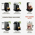 thumbnail image 3 of Dosette de Café Réutilisable en Acier Inoxydable 150 Ml/5 Oz Compatible avec Nespresso Vertuoline GCA1 et ENV135 Capsule de Café Rechargeable Filtre Format Espresso, 3 of 5