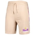 thumbnail image 2 of Men's Concepts Sport  Tan Los Angeles Lakers Team Stripe Shorts, 2 of 3