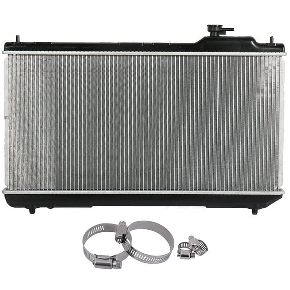 Replacement for 1998 1999 2000 for Toyota RAV4 Sport Utility Base CCIYU Plastic Aluminum Radiator and Oil Hose Clamps